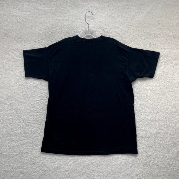 90s Y2K Vintage Disney Black Mickey Mouse Graphic Short Sleeve T-Shirt Mens XL - Picture 2 of 6